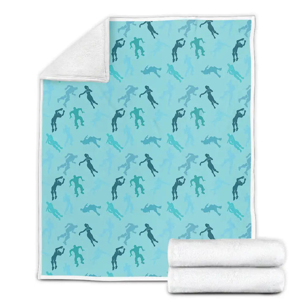 Fortnite Shuffle Fleece Blanket Gift For Christmas Thanksgiving Halloween