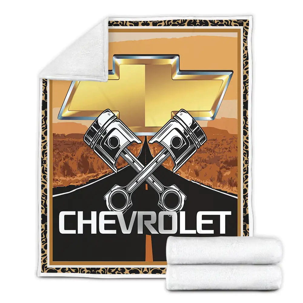 Chevrolet Fleece Blanket Gift For Birthday Halloween Christmas Thanksgiving