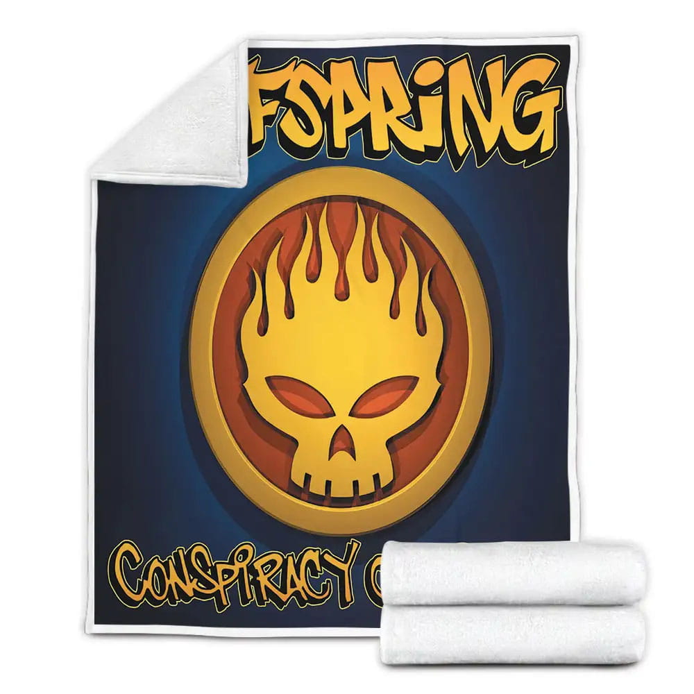 Conspiracy Of One The Offspring Fleece Blanket Gift For Wife Husband Besties