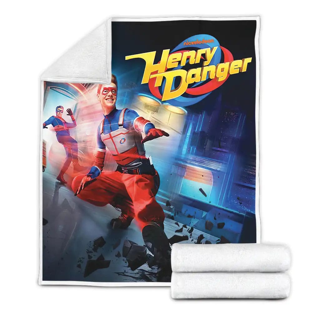 Henry Danger Jace Norman Poster Fleece Blanket Gift For Wife Husband Besties