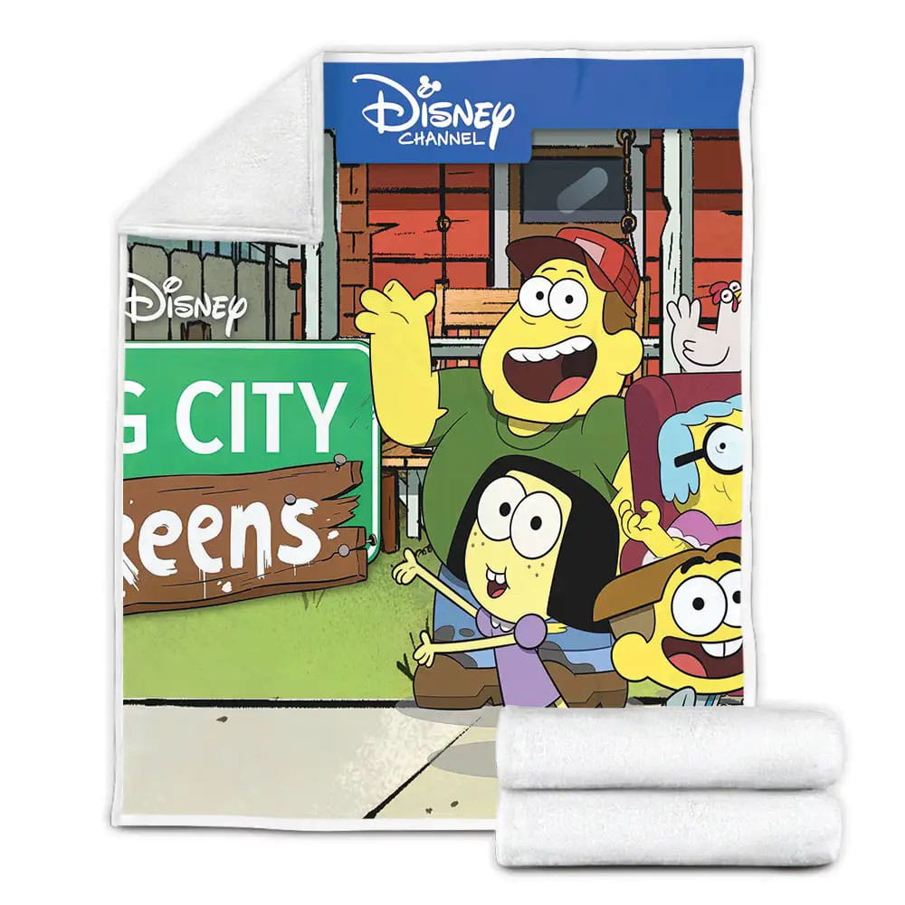 Big City Greens The Main Poster Fleece Blanket Gift For Wife Husband Besties
