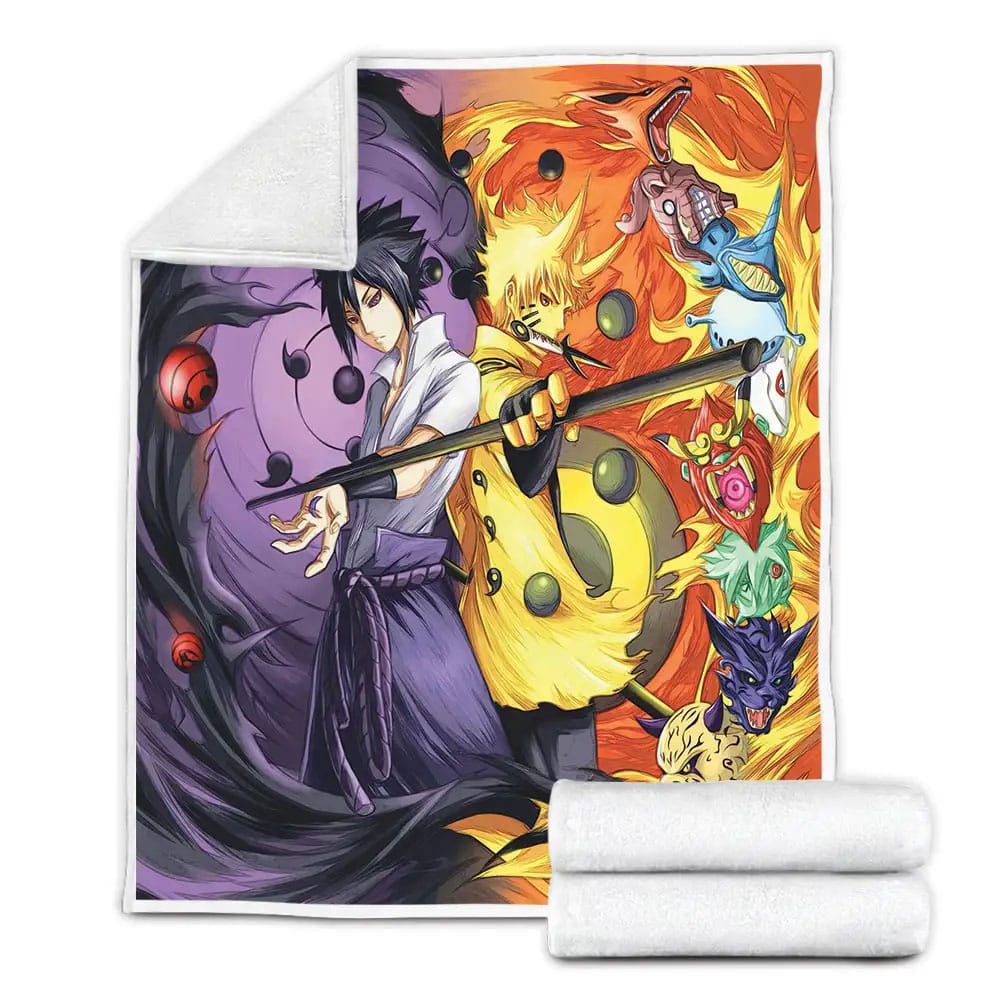 Naruto Team Super Fleece Blanket Gift For Christmas Thanksgiving Halloween