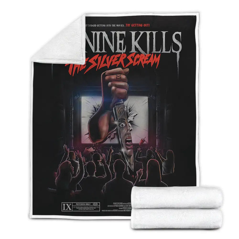 Ice Nine Kills Band Movie Hunter Fleece Blanket Gift For Wife Husband Besties