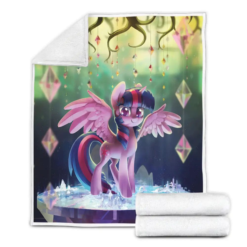 My Little Pony Twilight Sparkle With Wings Fleece Blanket Perfect 