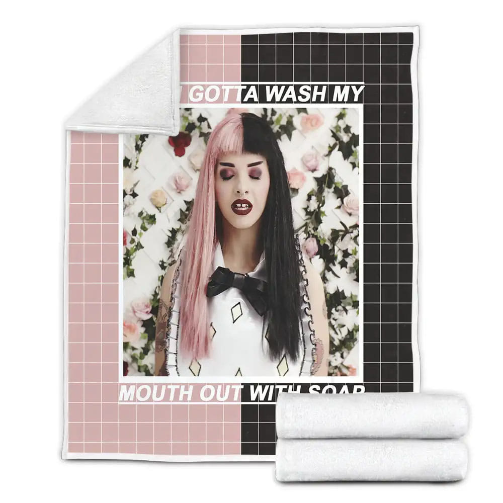 Melanie Martinez Soap Wallpapers Fleece Blanket Gift For Wife Husband Besties