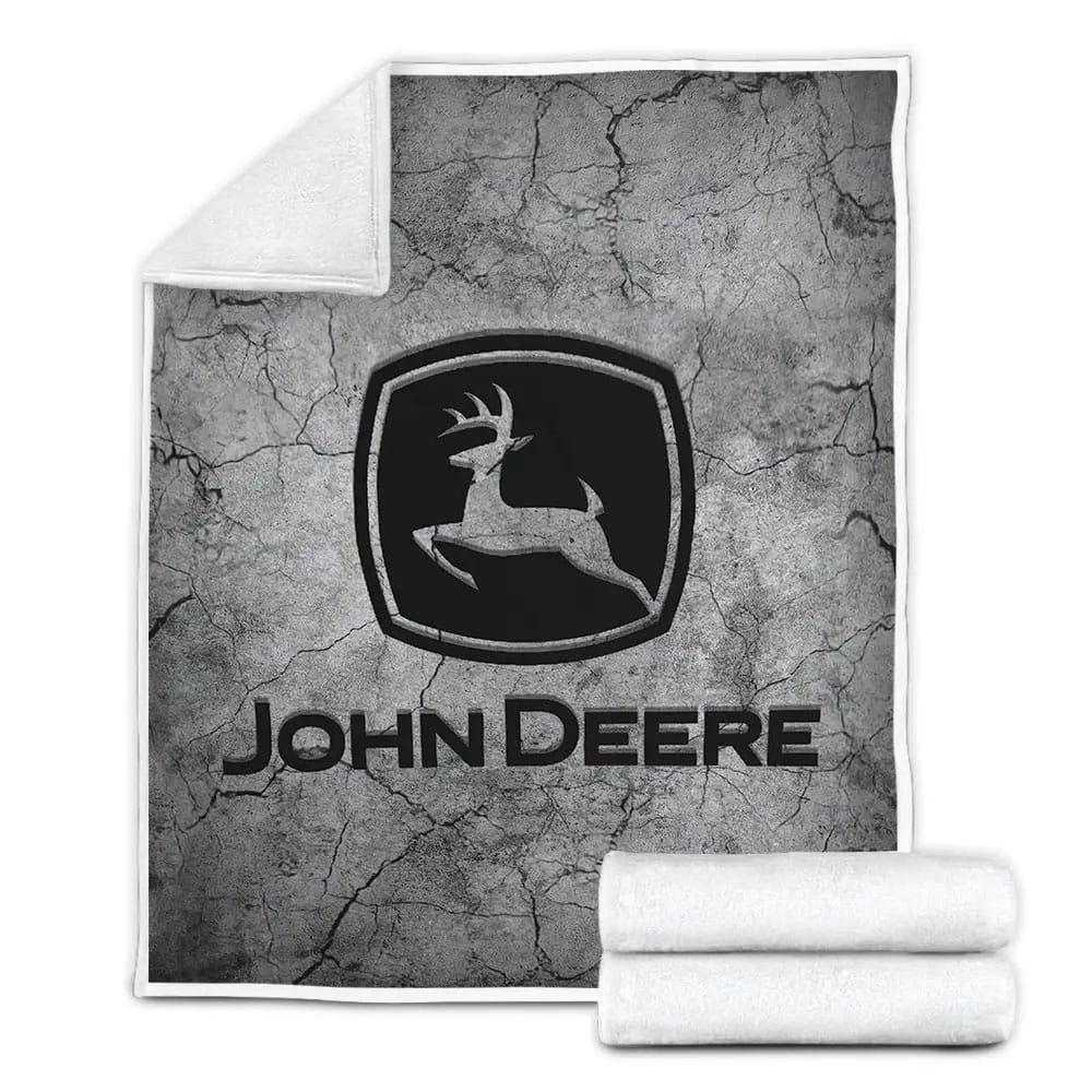 John Deere Fleece Blanket Gift For Birthday Halloween Christmas Thanksgiving