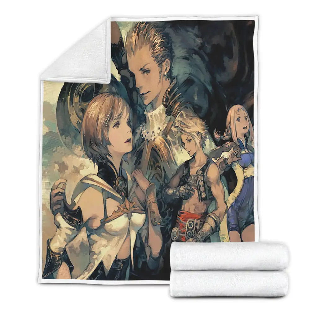 Final Fantasy The Art Of Final Fantasy Xii Fleece Blanket Perfect 