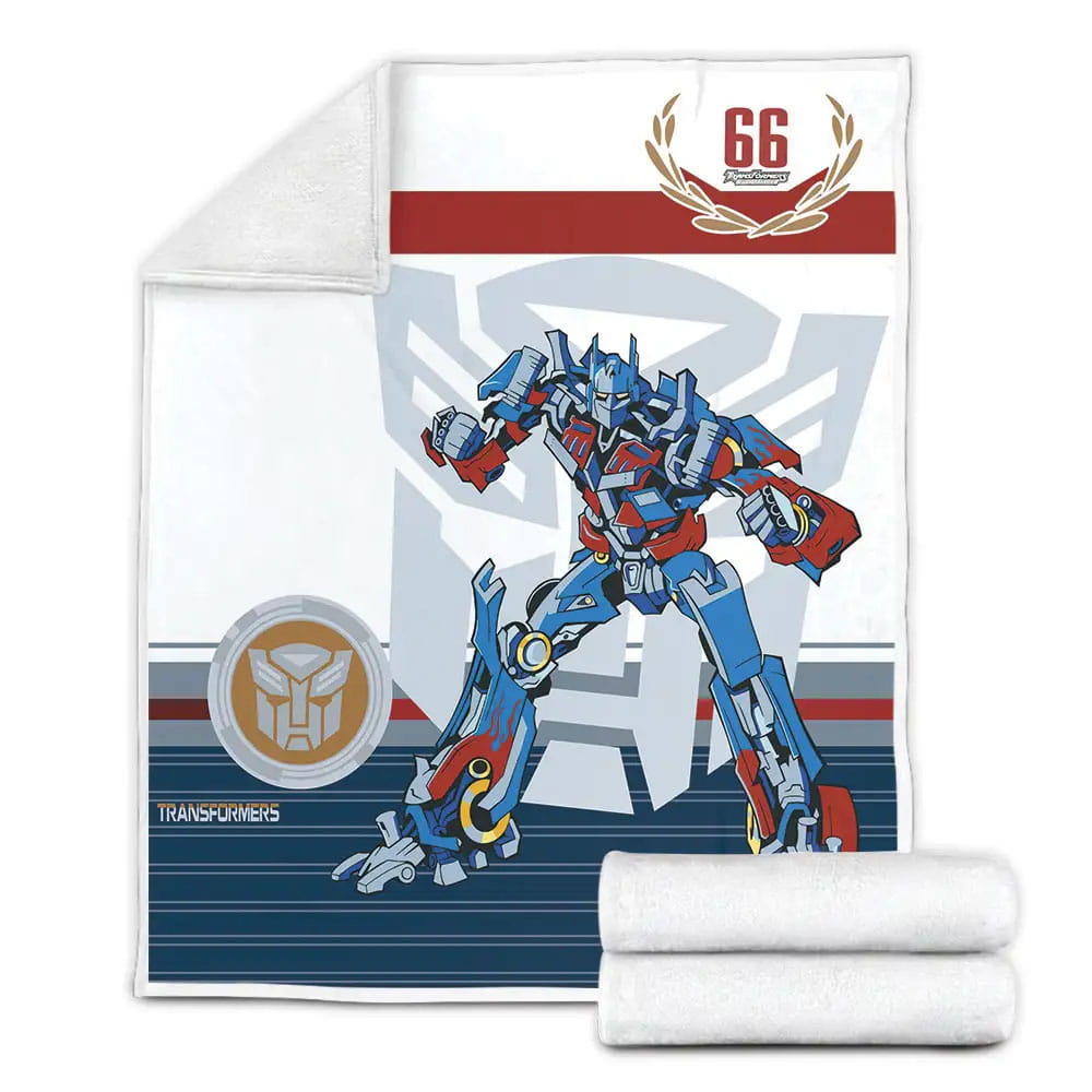 Transformer Fleece Blanket Gift For Birthday Halloween Christmas Thanksgiving