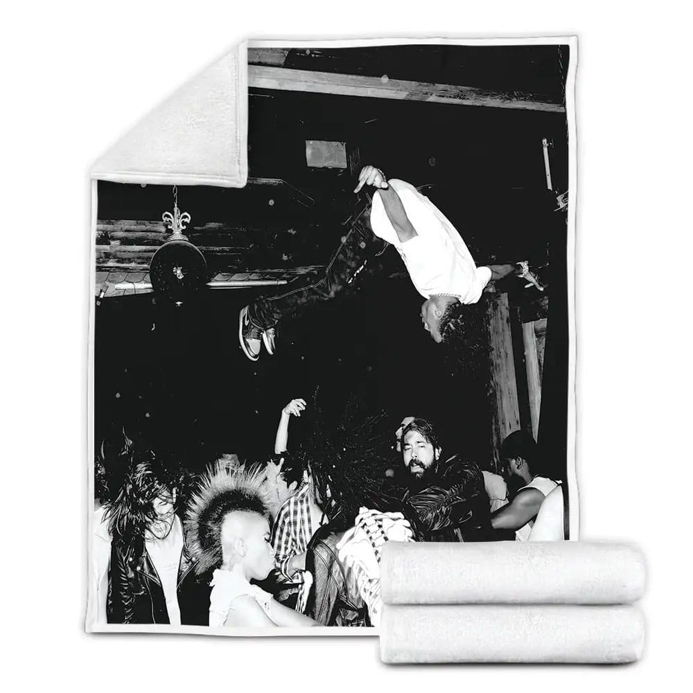 Playboi Carti Die Lit Album Cover Fleece Blanket Gift For Wife Husband Besties