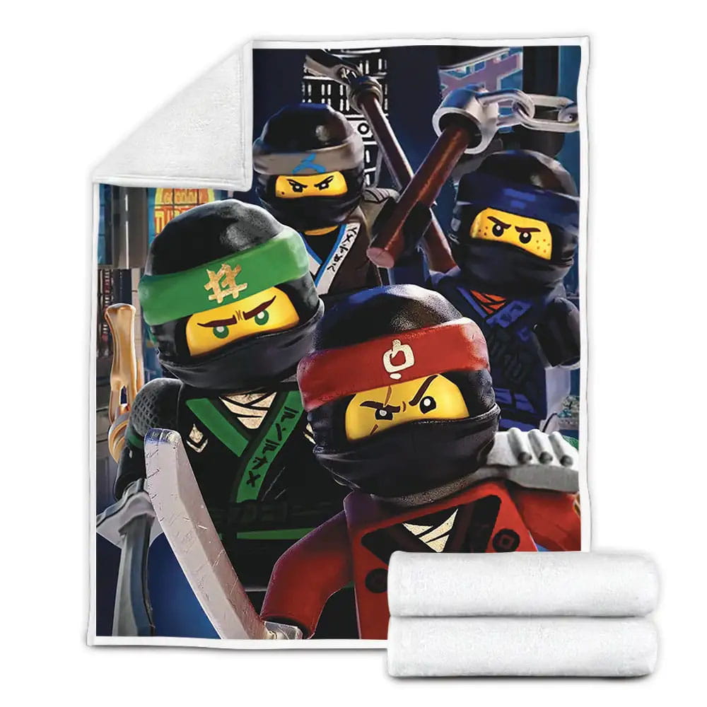 Lego Ninjago Movie Fleece Blanket Gift For Christmas Thanksgiving Halloween