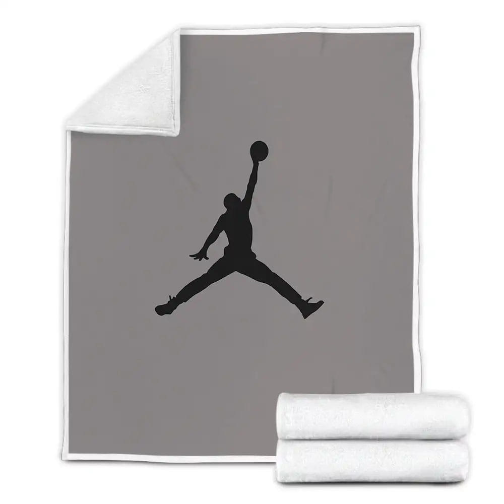 Jordan Logo Fleece Blanket Gift For Birthday Halloween Christmas Thanksgiving