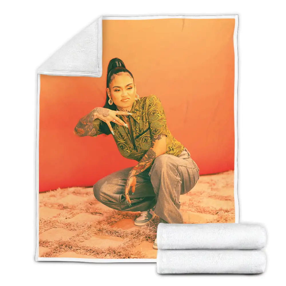 Kehlani Photograph Fleece Blanket Gift For Christmas Thanksgiving Halloween