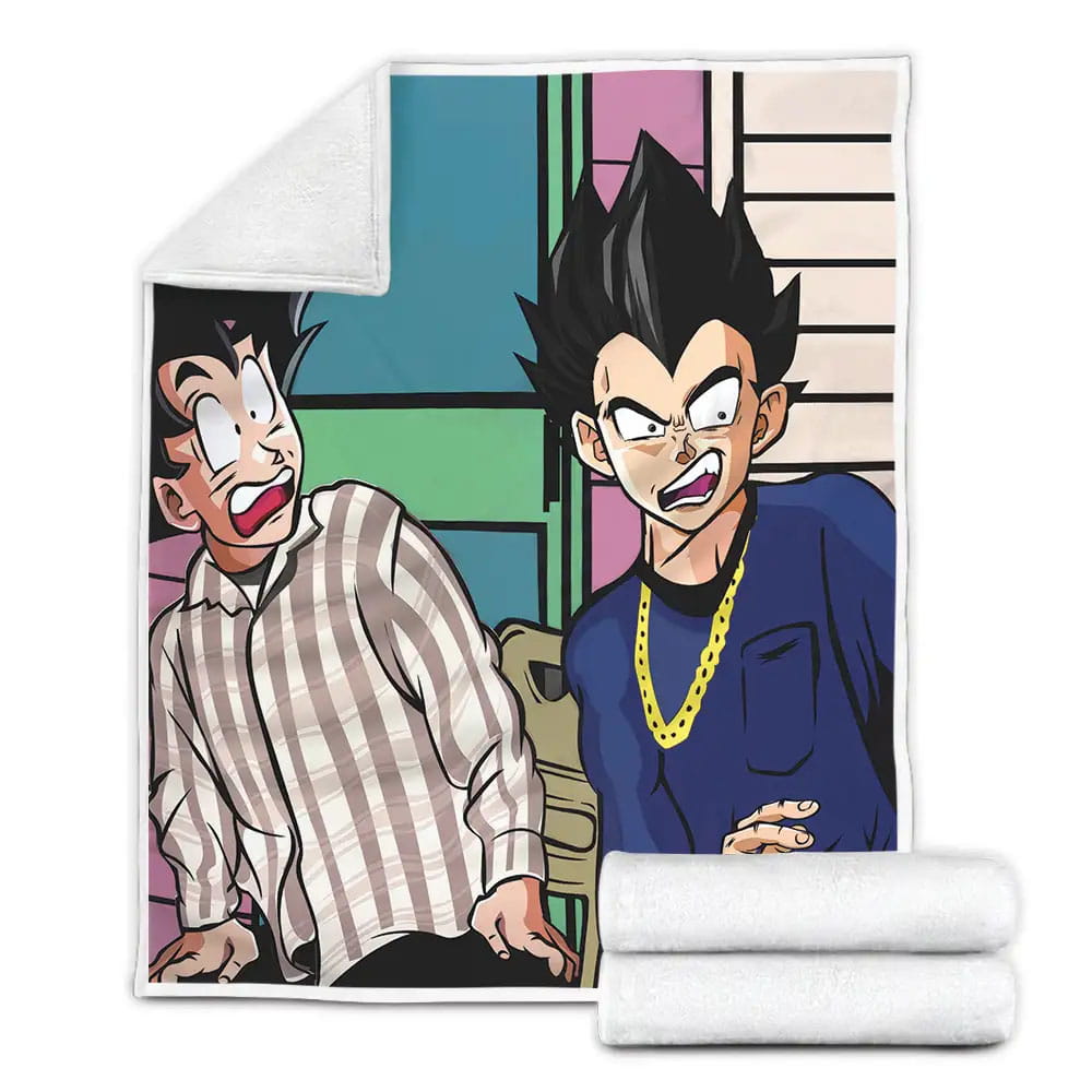 Dragon Ball Fleece Blanket Gift For Birthday Halloween Christmas Thanksgiving