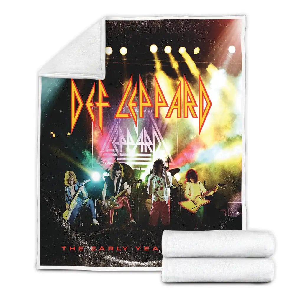 Def Leppard Fleece Blanket Gift For Birthday Halloween Christmas Thanksgiving