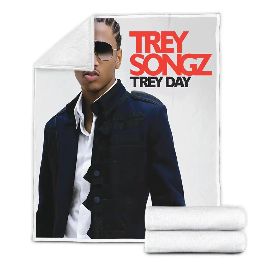 Trey Songz Trey Day Fleece Blanket Gift For Christmas Thanksgiving Halloween