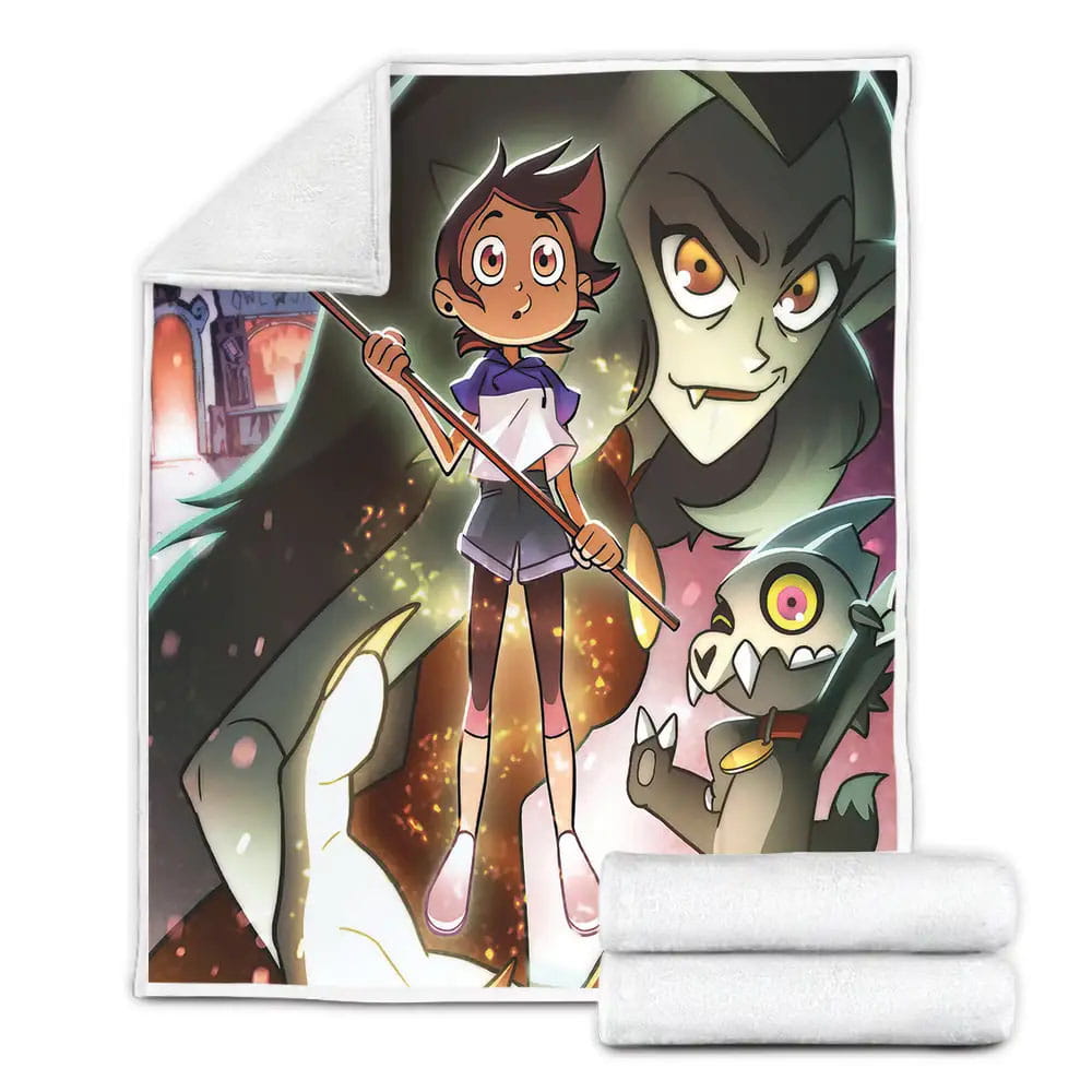 The Owl House Luz Noceda And Edalyn Clawthorne Fleece Blanket Perfect 