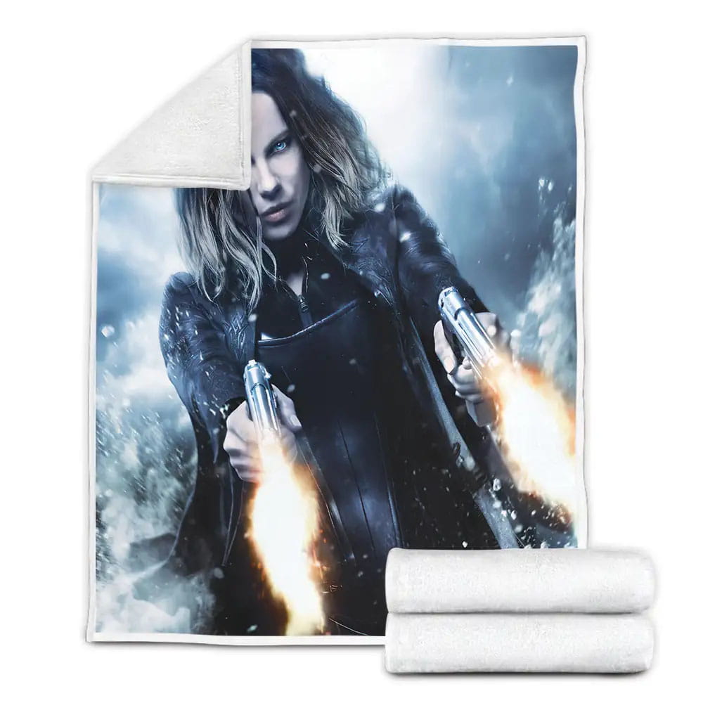 Underworld Blood Wars Movie Poster Fleece Blanket Gift For Wife Husband Besties