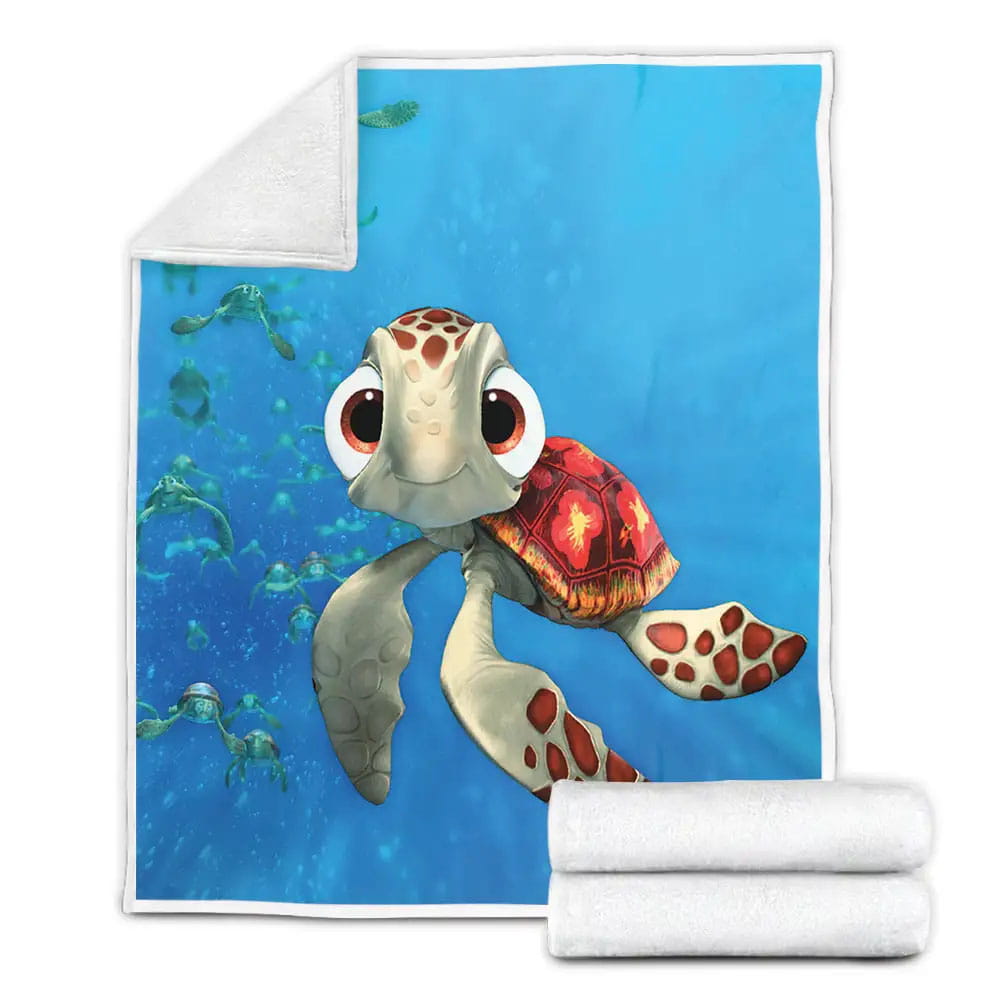 Squirt From Finding Fleece Blanket Gift For Christmas Thanksgiving Halloween