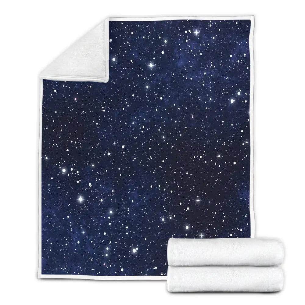Space Constellation Fleece Blanket Gift For Christmas Thanksgiving Halloween