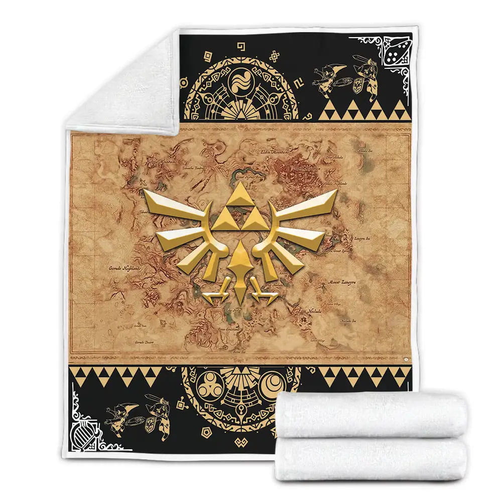 The Legend Of Zelda Fleece Blanket Gift For Christmas Thanksgiving Halloween