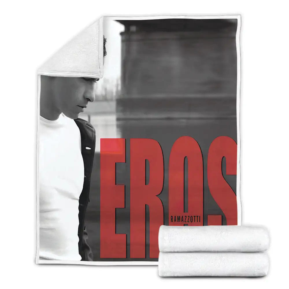 Eros Ramazzotti Red Fleece Blanket Gift For Christmas Thanksgiving Halloween