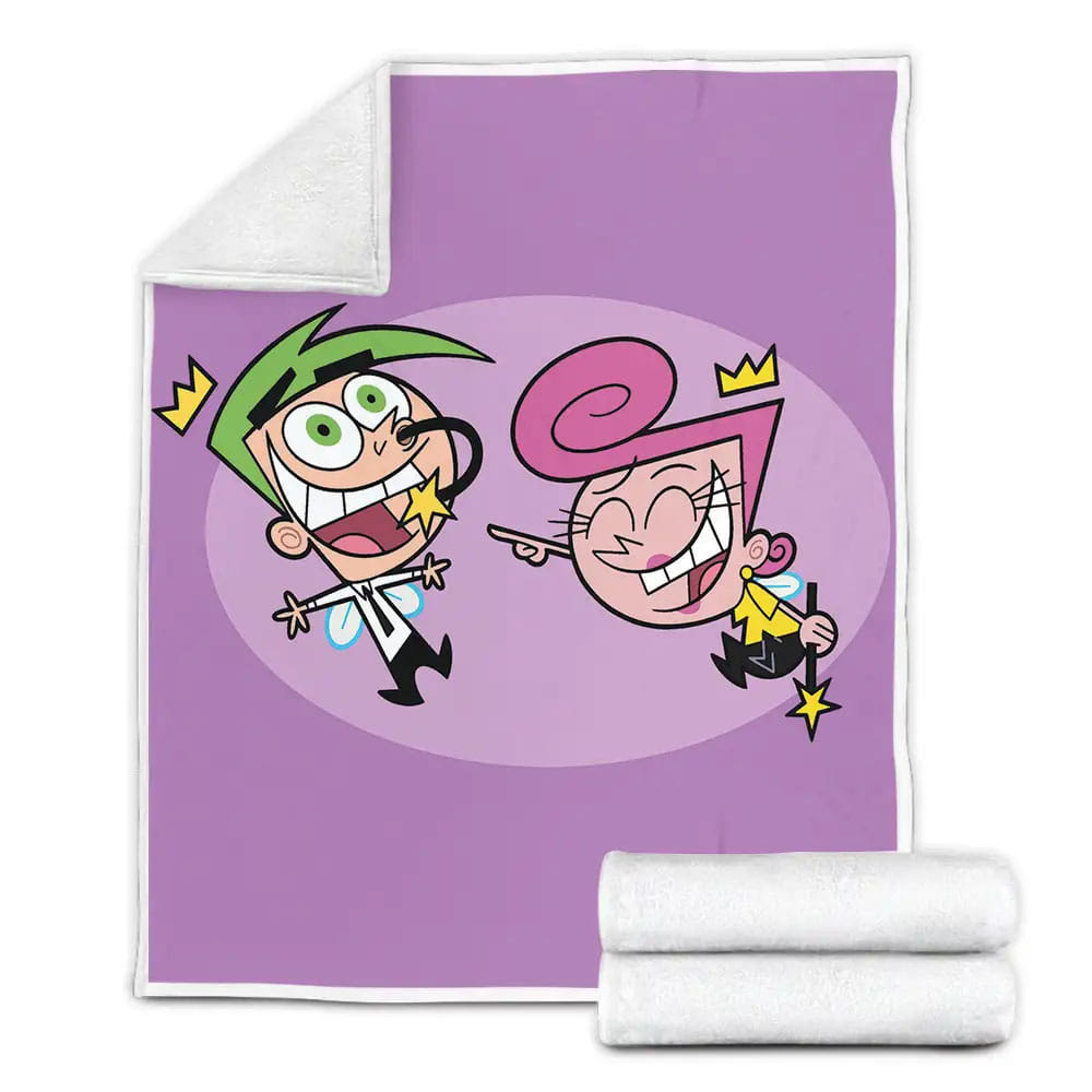 Fairly Odd Parents Season 6 Poster Fleece Blanket Gift For Wife Husband Besties