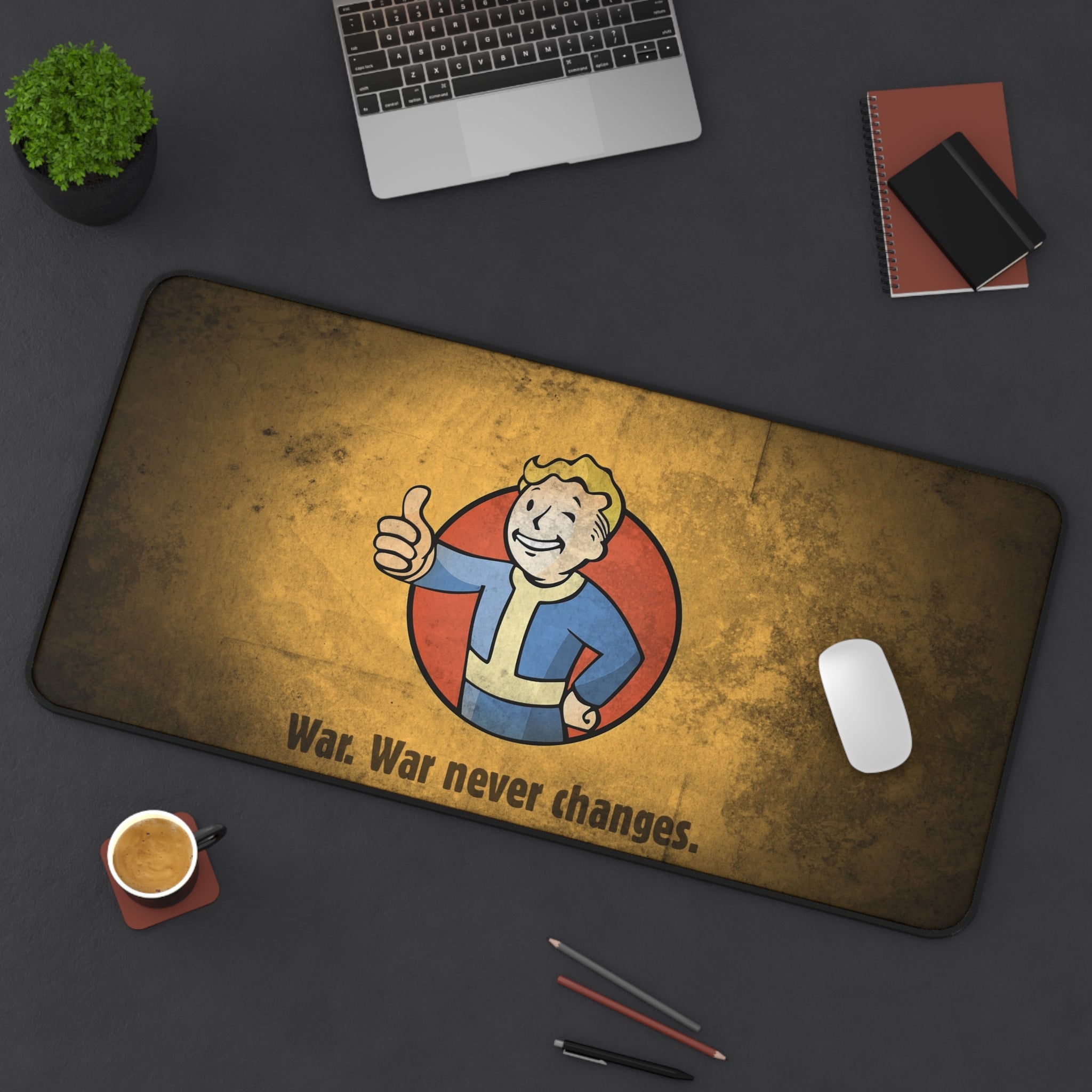 Allleftout Fallout War Desk Mat, Gaming Mouse Mat, Mousepad Large, Xxl Deskpad Mouse Pad