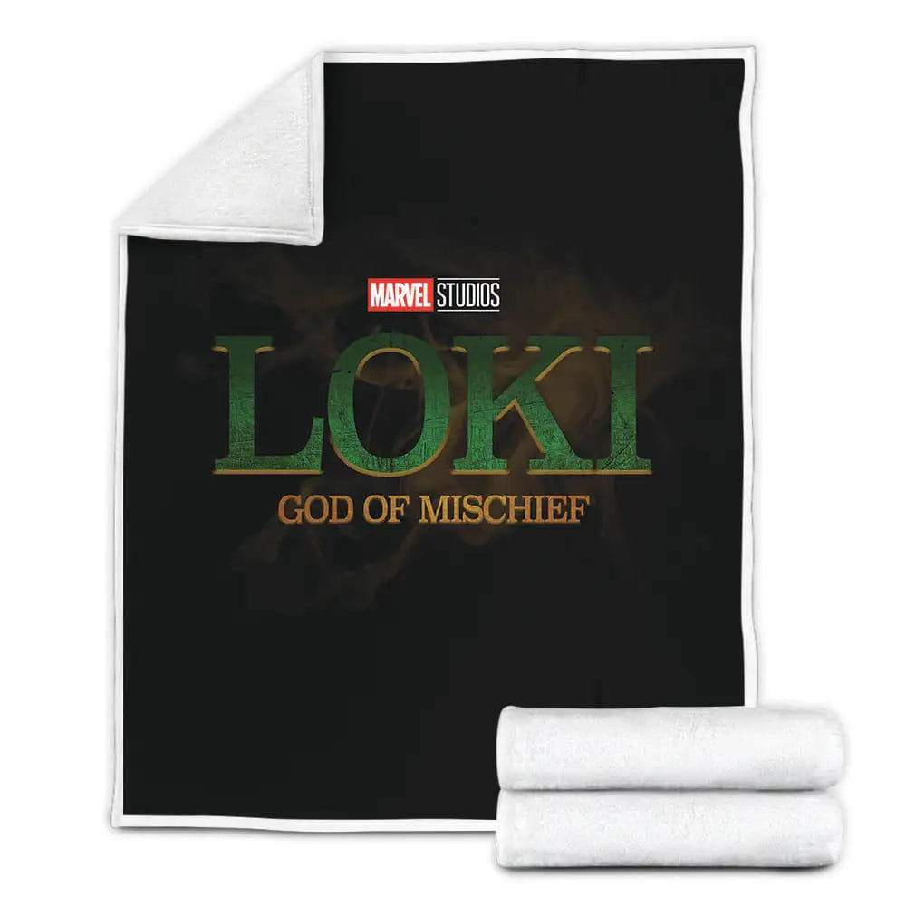 Loki God Of Mischief Fleece Blanket Gift For Christmas Thanksgiving Halloween