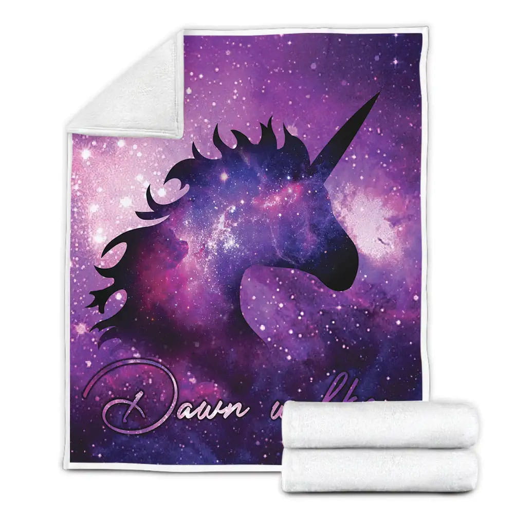 Petmytshirt Unicorn Fleece Blanket Gift For Christmas Thanksgiving Halloween