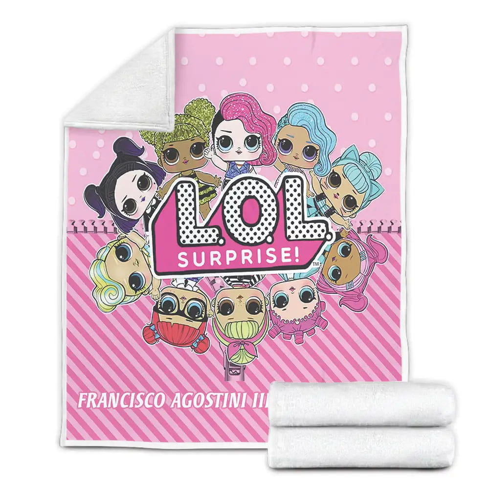 Lol Surprise! Fleece Blanket Gift For Birthday Halloween Christmas Thanksgiving