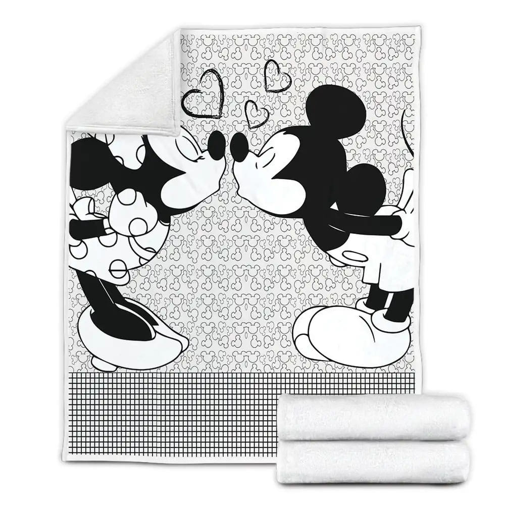 Disney Mickey Minnie Fleece Blanket Gift For Christmas Thanksgiving Halloween