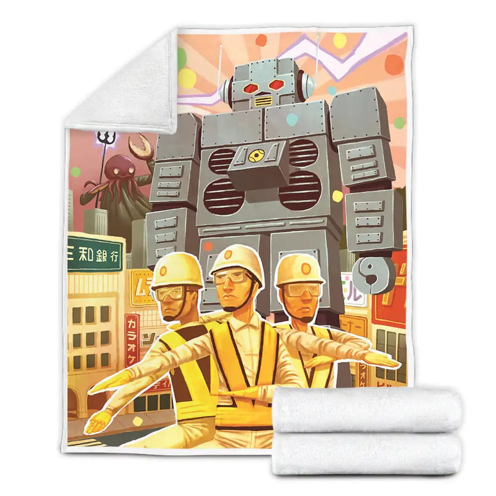 Beastie Boys Intergalactic Illustration Poste Fleece Blanket Perfect 