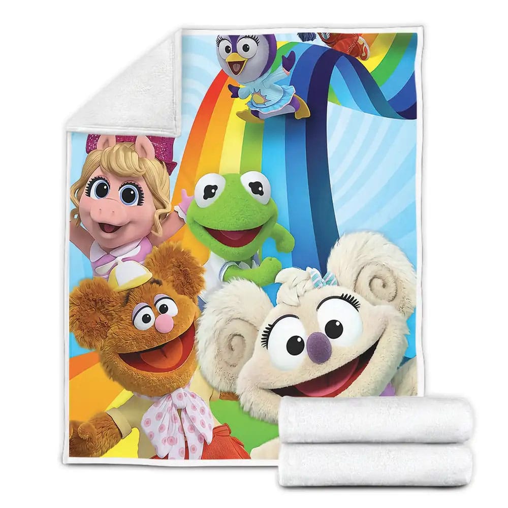 The Muppets Babies Series On Disney Junior Art Fleece Blanket Perfect 