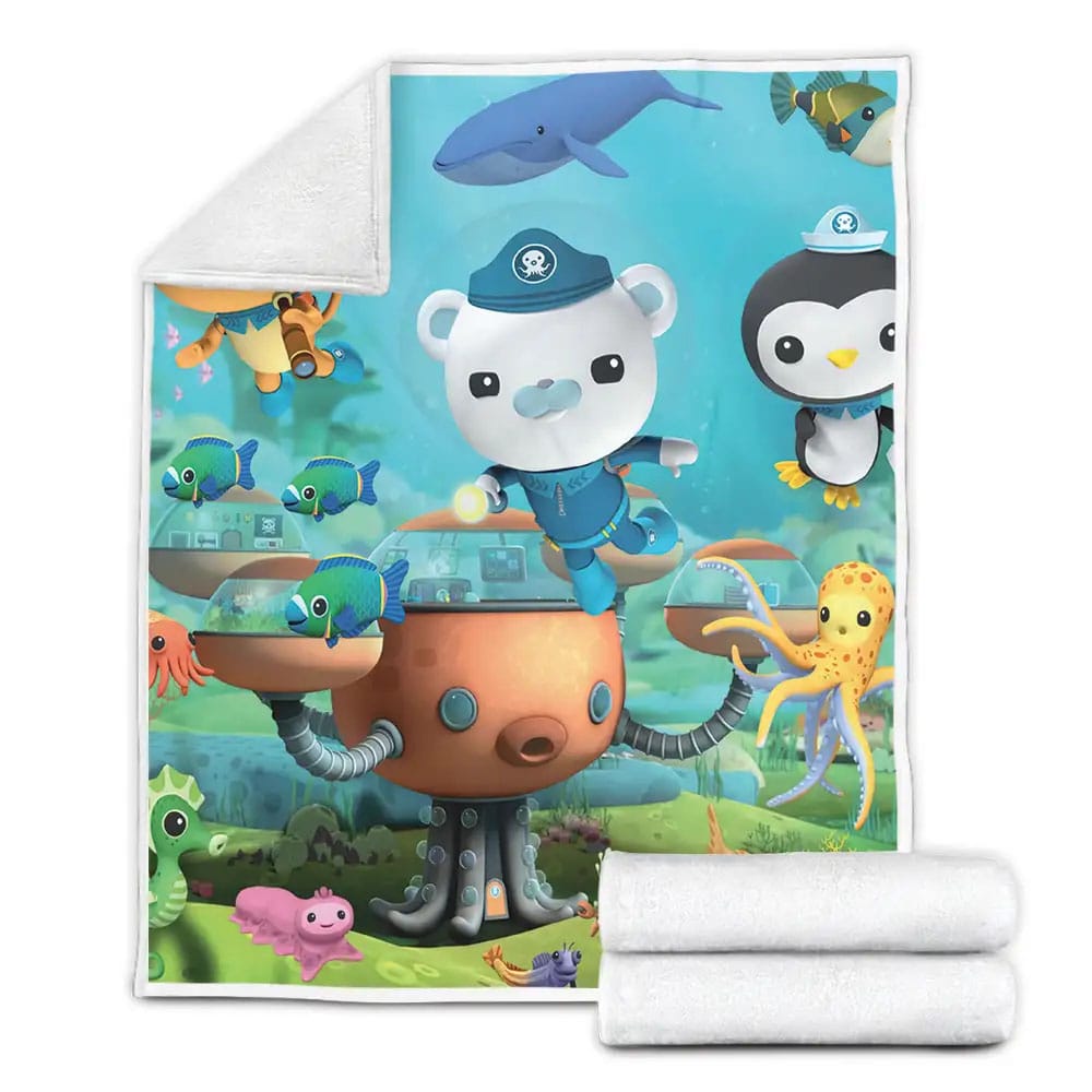 The Octonauts Captain Barnacles Do The Mission Fleece Blanket Perfect 