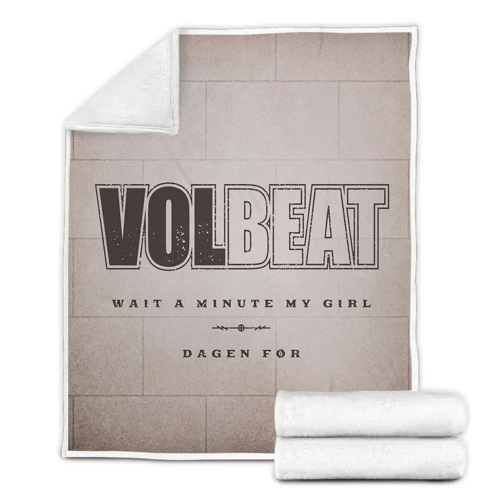 Volbeat Band Wait A Minute My Girl Album Cover Fleece Blanket Perfect 