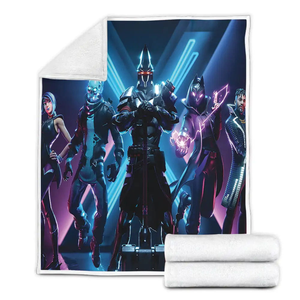 The Original Fortnite Fleece Blanket Gift For Christmas Thanksgiving Halloween