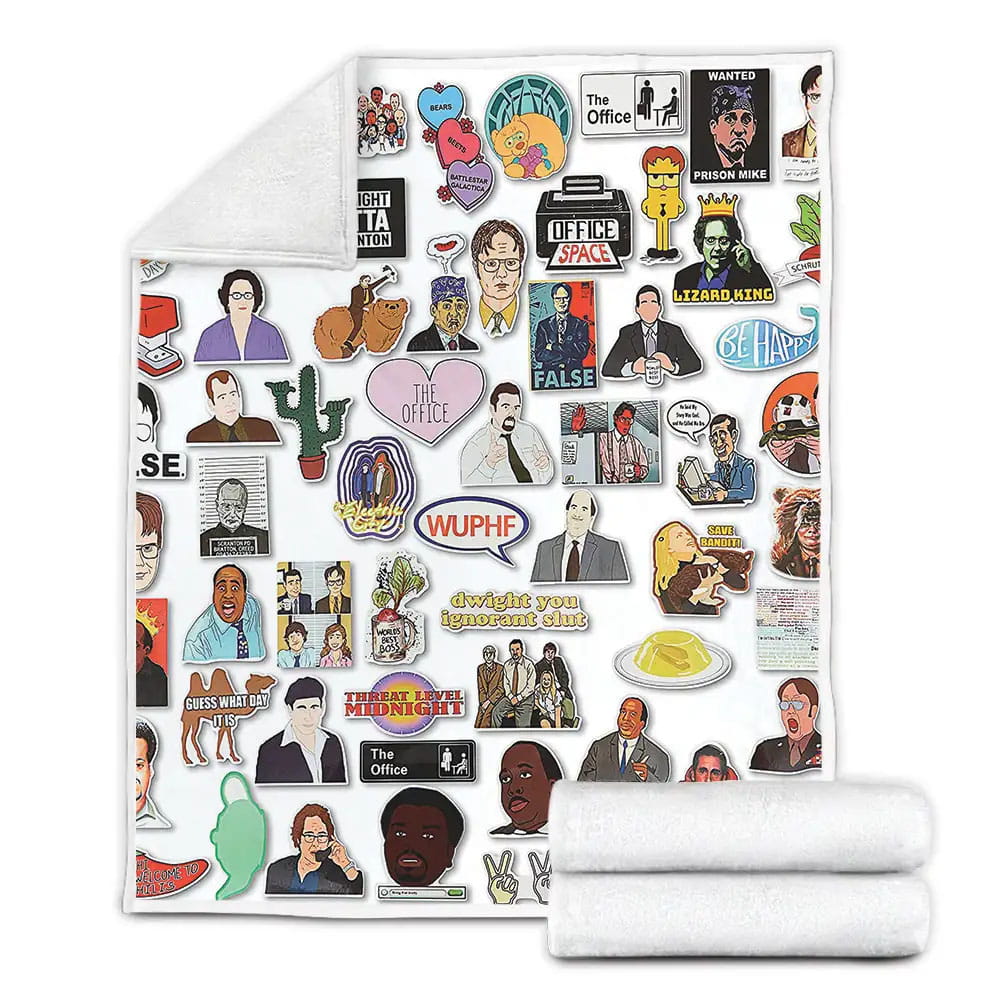 The Office  Straight Outta Scranton Fleece Blanket Gift For Wife Husband Besties
