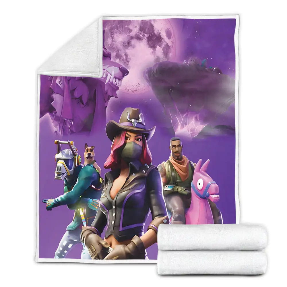 Fortnite Et Bedroomet Fleece Blanket Gift For Christmas Thanksgiving Halloween