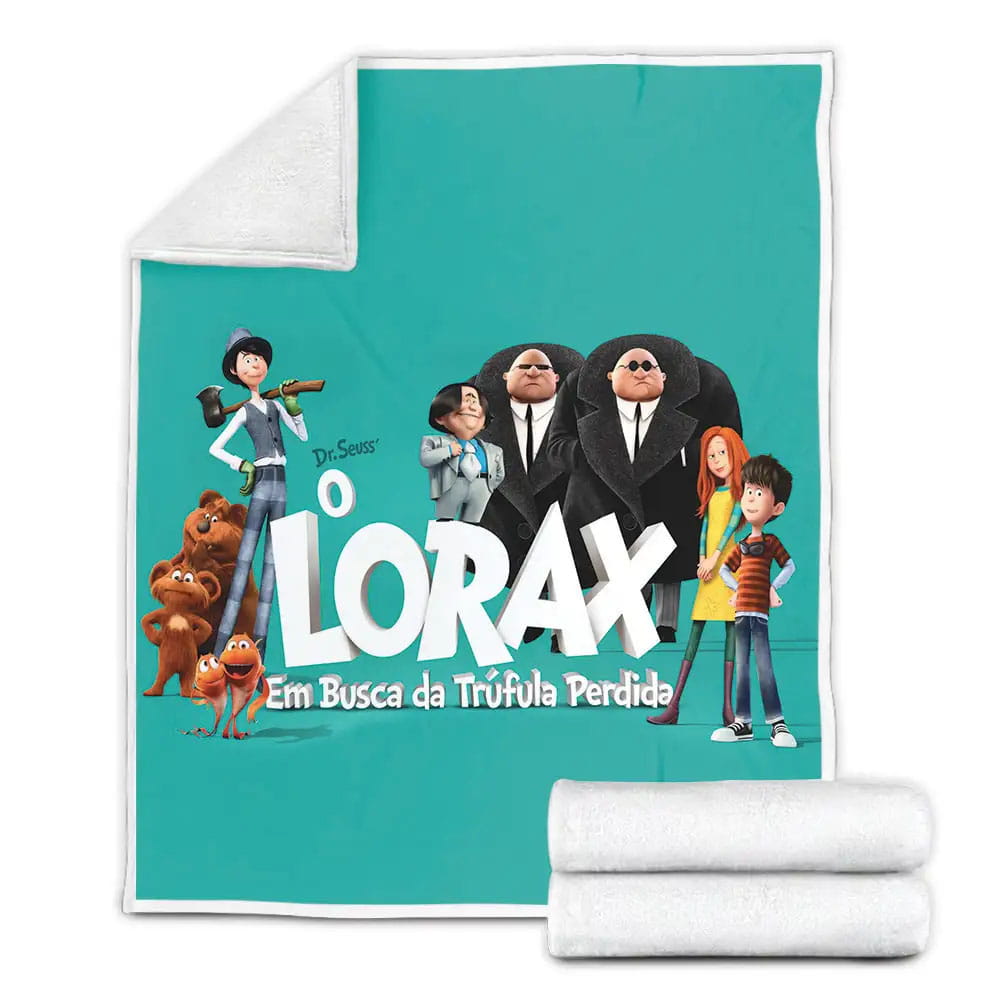 The Lorax Movie Poster Fleece Blanket Gift For Christmas Thanksgiving Halloween