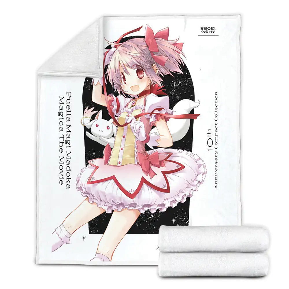 Puella Magi Madoka Magica Madoka With Fleece Blanket Gift For Wife Husband Besties