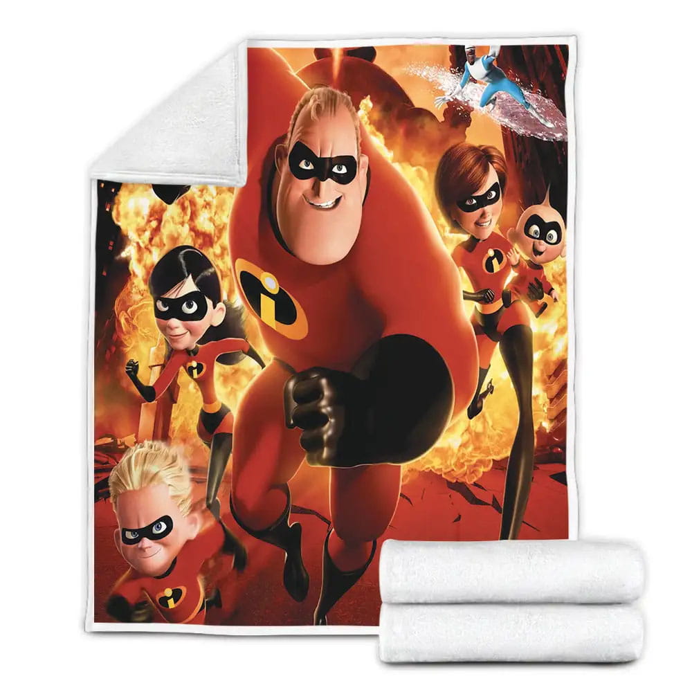 The Incredibles Fleece Blanket Gift For Birthday Halloween Christmas Thanksgiving