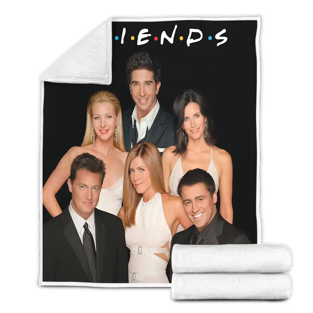Friends Characters In Formal Clothes Photograph Fleece Blanket Perfect 