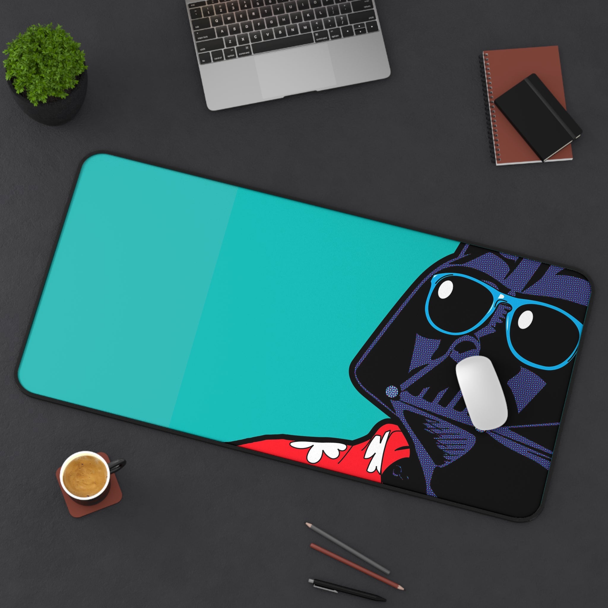 Allleftout Darth Vader Pop Art Desk Mat, Gaming Keyboard Matt, Mousepad Large, Xxl Extended Deskpad Mouse Pad