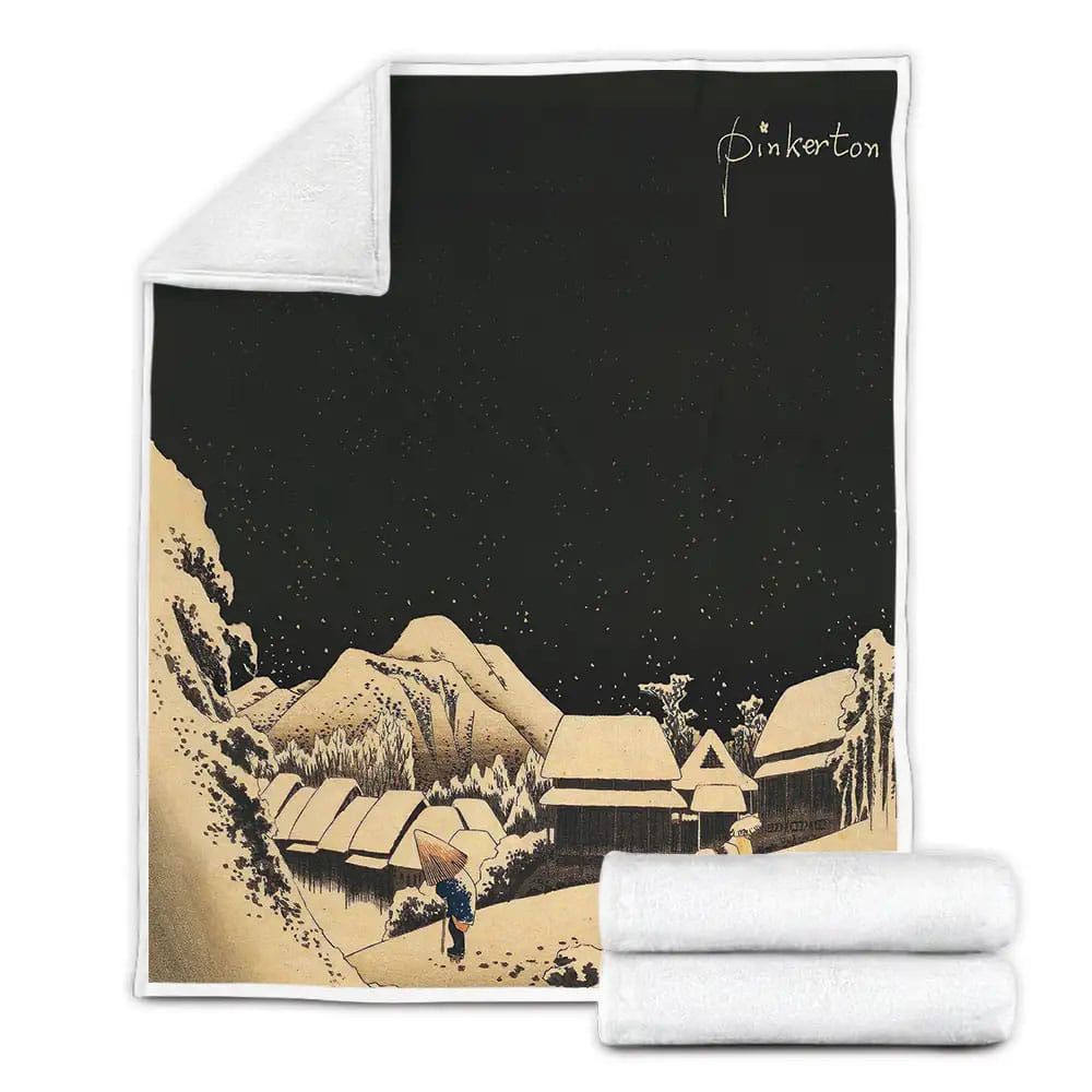Pinkerton Weezer Fleece Blanket Gift For Birthday Halloween Christmas Thanksgiving