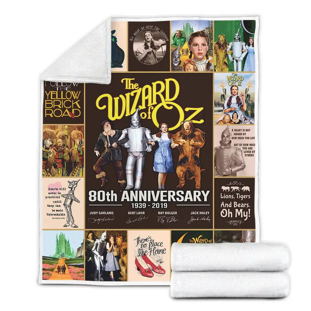 The Wizard Of Oz Fleece Blanket Gift For Birthday Halloween Christmas Thanksgiving
