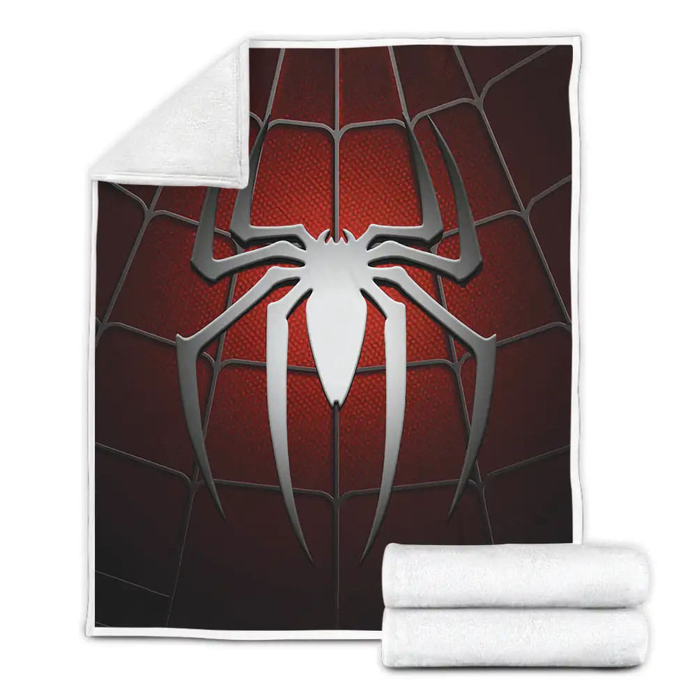Spiderman Custom Fleece Blanket Gift For Birthday Halloween Christmas Thanksgiving