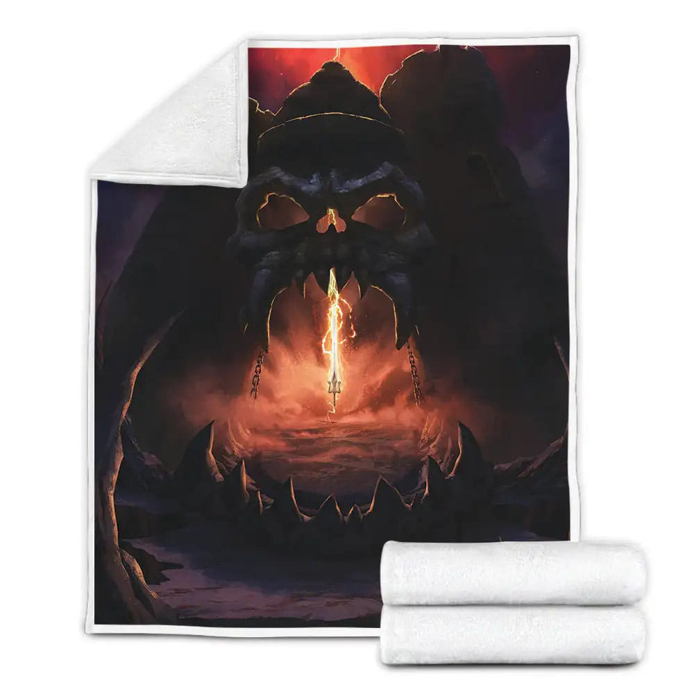 Masters Of The Universe Revelation Movie Poster Fleece Blanket Perfect 