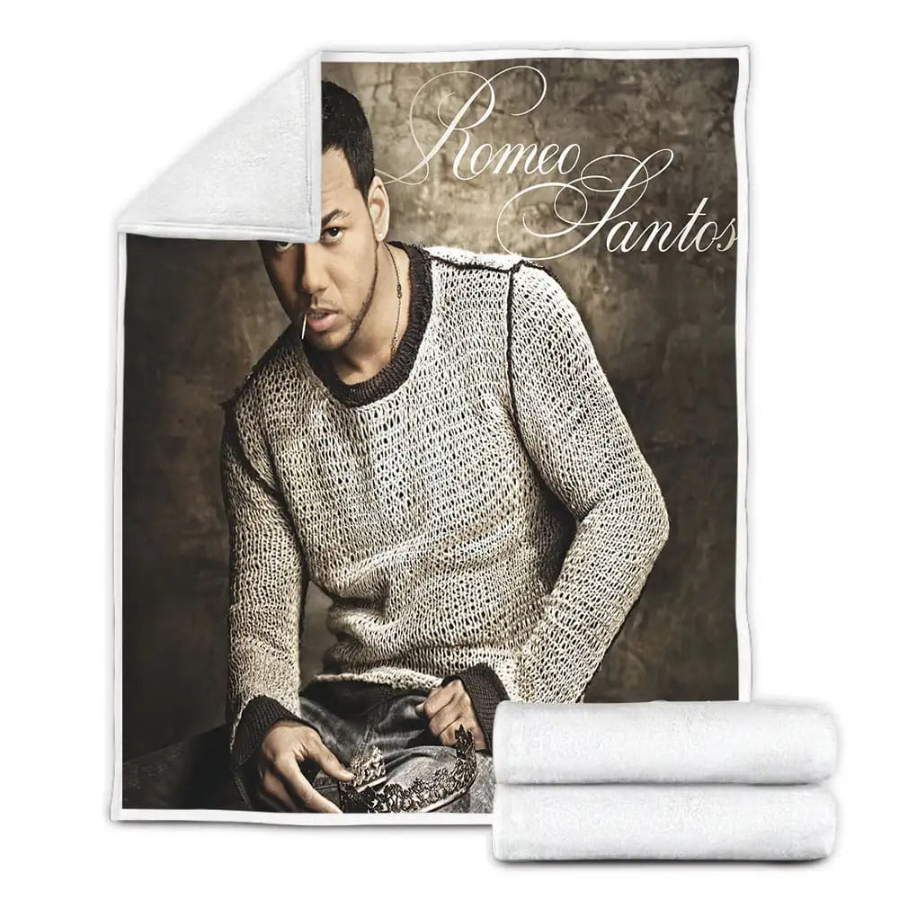 Romeo Santos You Fleece Blanket Gift For Birthday Halloween Christmas Thanksgiving