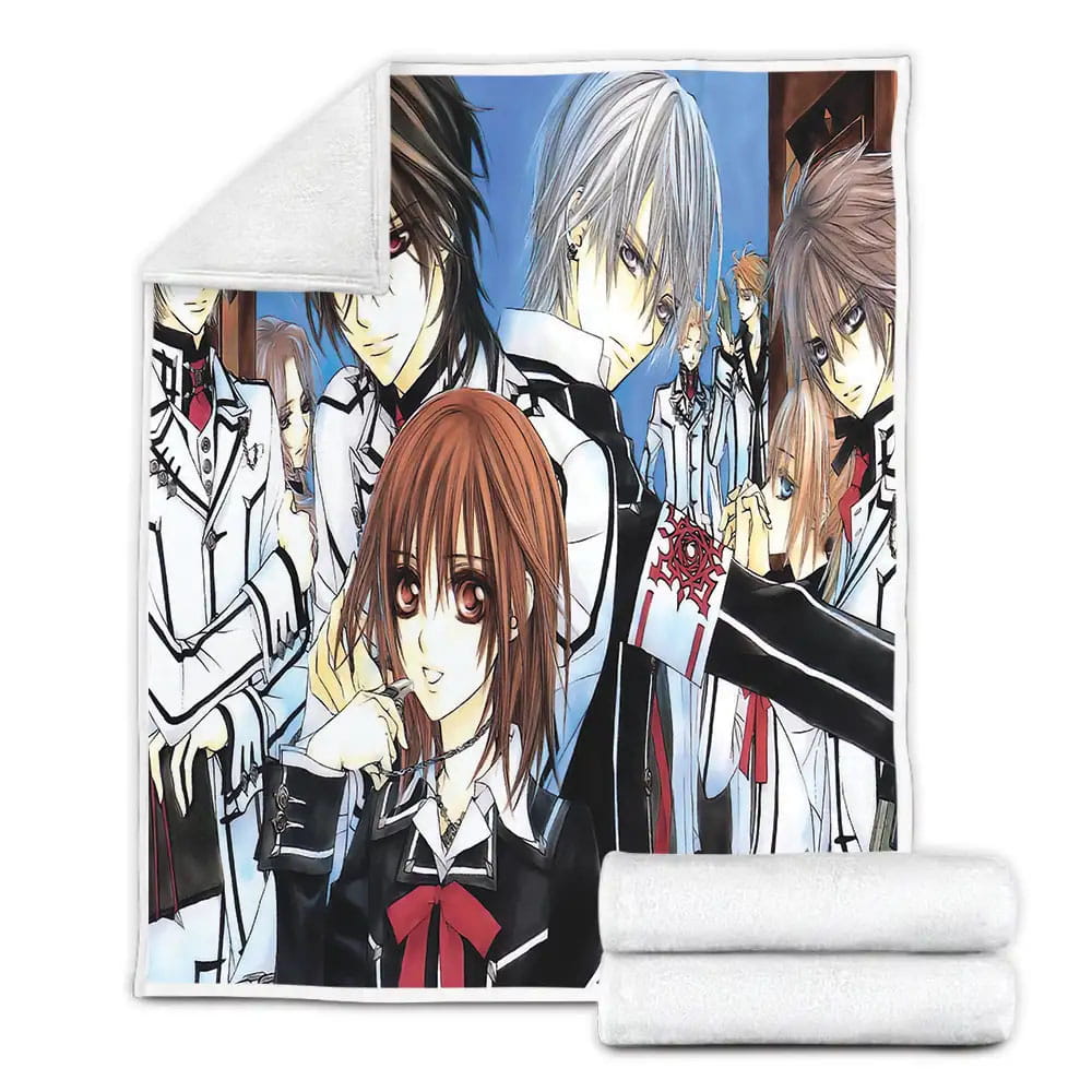 Anime Vampire Knight 3D Fleece Blanket Gift For Christmas Thanksgiving Halloween