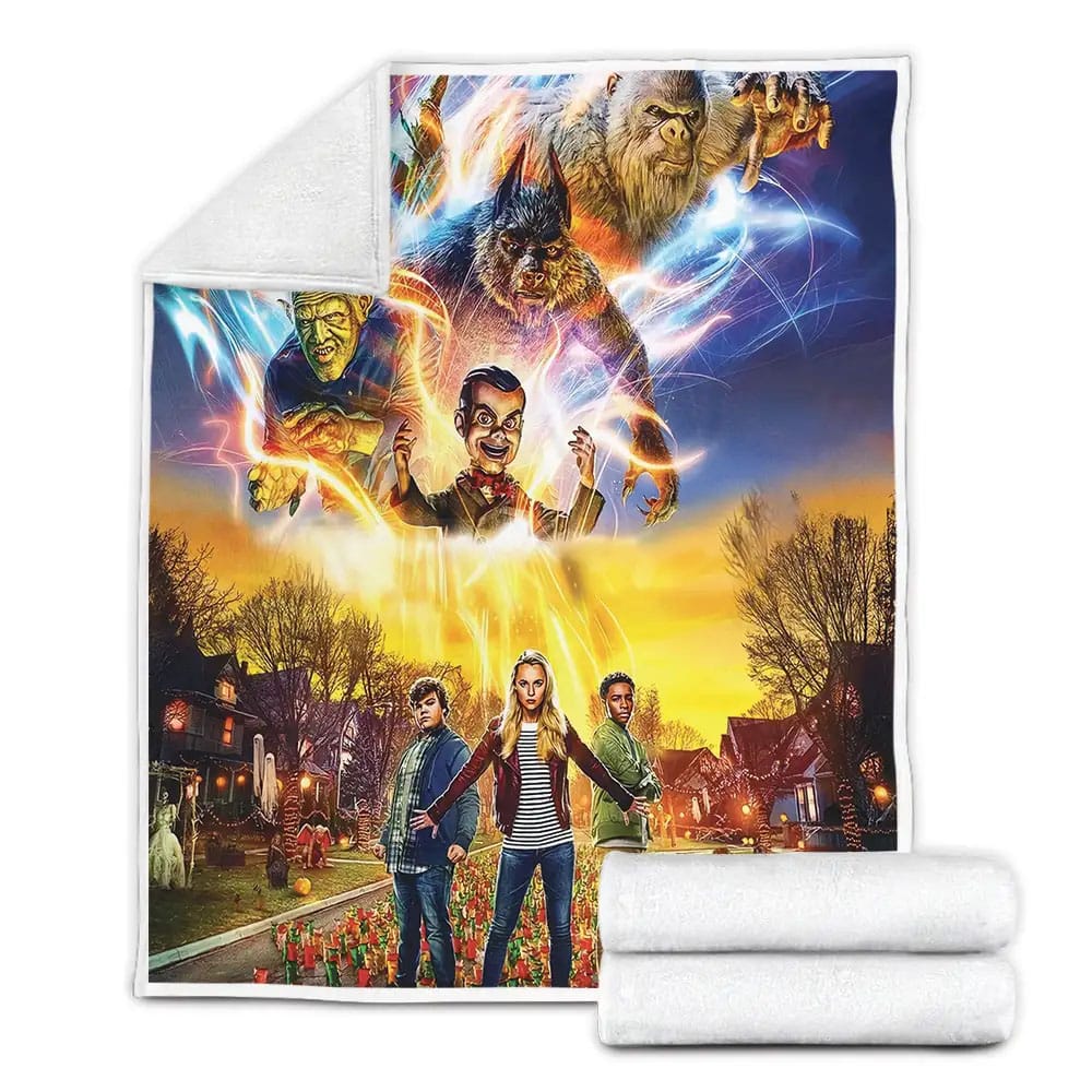 Goosebumps Magic Fleece Blanket Gift For Birthday Halloween Christmas Thanksgiving